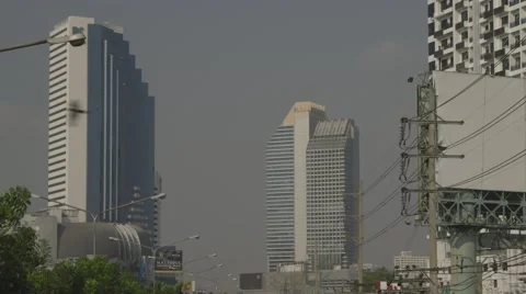 Traffic on Ratchadaphisek Road Video stock 48200705