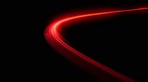 Traffic red lights. Long Exposure. 4K. Loopable. Stock Footage 43563045