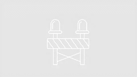 Traffic regulation animation set 스톡 동영상 312199744