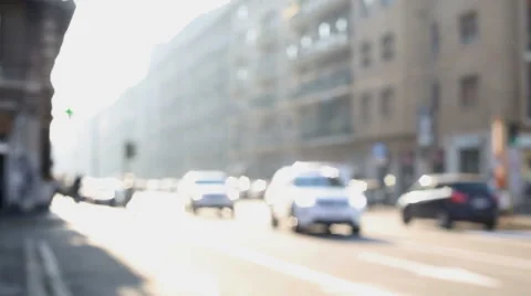 Traffic represented with out of focus and blur background Stock-Footage 57136265