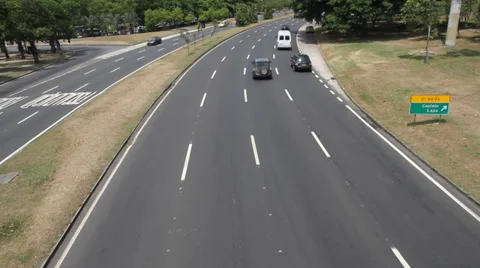 Traffic in Rio de Janeiro Stock Footage