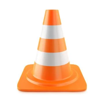 Traffic road cone Illustrazione stock