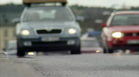 Traffic on a road Stock-Footage 11292562