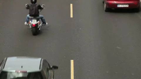 Traffic on the road Stock Footage 18165329