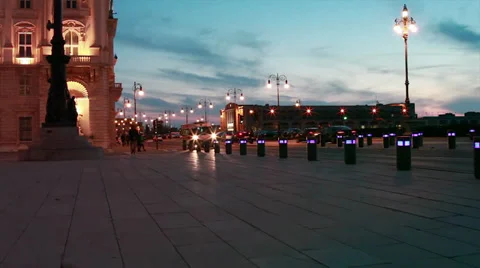 Traffic in the road Stock Footage 32207647