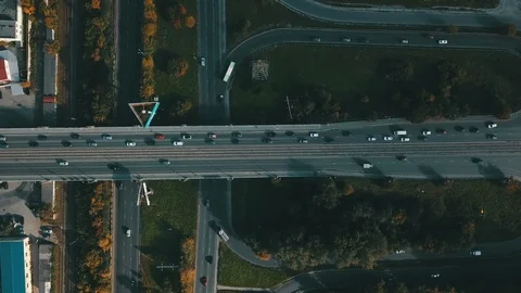 Traffic on the road Stock Footage 96271456