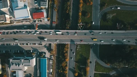 Traffic on the road Video stock 96274479