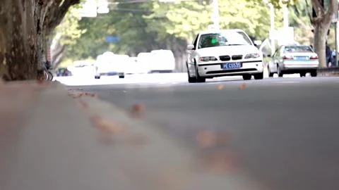 Traffic on the road Stock Footage 235131935
