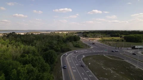 Traffic on the road Stock Footage 241936741