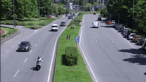 Traffic on the road Video stock 321200653