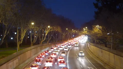 Traffic on the Road, Melbourne Stock Footage 66437876