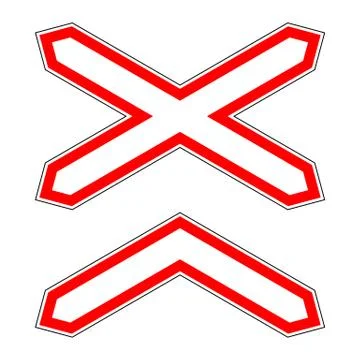Traffic-Road Sign Stock Illustration