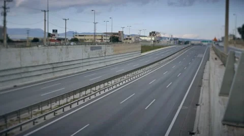 Traffic road time lapse Stock Footage 58732044