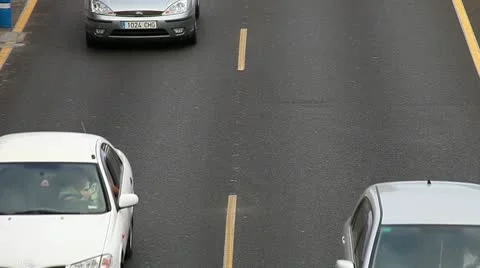 Traffic on the road timelapse Video stock 18157249