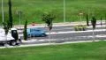 Traffic on the road timelapse (tilt shift) HD Footage