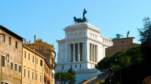 Traffic in Rome Stock Footage 52232002