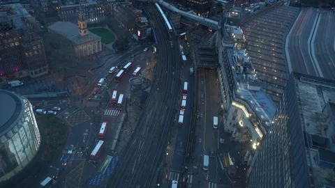 Traffic in the roundabout Video stock 123318924