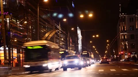 Traffic in rush hour. 4K UHD Stock Footage 68606357