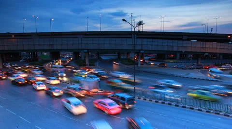 Traffic in rush hour. Stock Footage 24899451