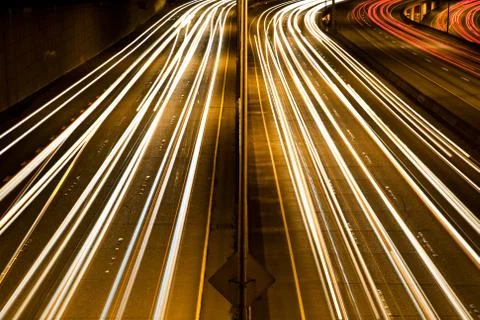 Traffic rush hour Stock Photos