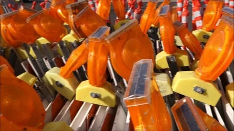 Traffic safety lights 库存影片 78016970