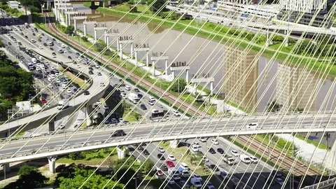 Traffic at Sao Paulo Stock-Footage 71243116