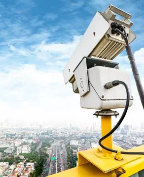 Traffic security camera Stock Photos