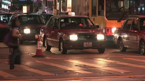 Traffic in Shanghai 2 Stock Footage 10879190