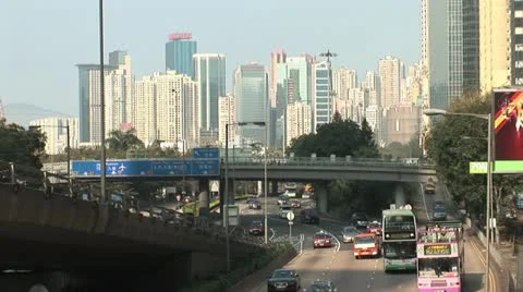 Traffic in Shanghai 6 Stock-Footage 10879195