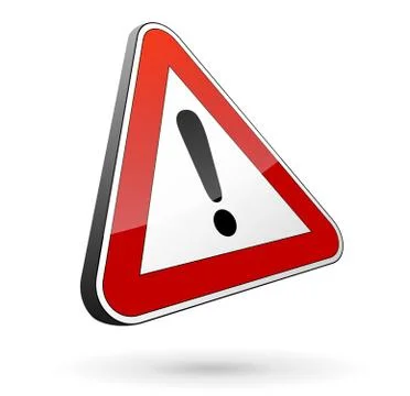Traffic sign danger Stock Illustration