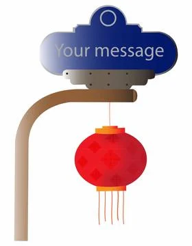 Traffic sign, Flat Geometric Shape, Blank banner frame on a metal pole isolated Stock Illustration