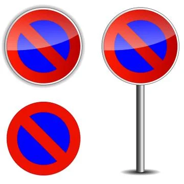 Traffic sign Stock Illustration