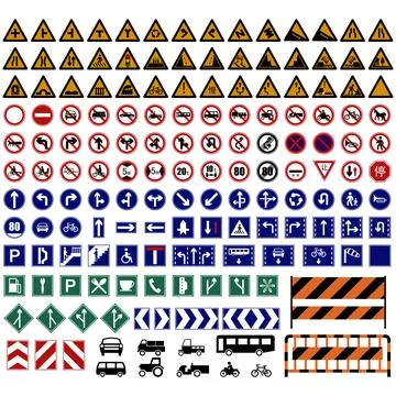 Traffic Sign Stock Illustration