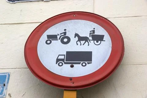 Traffic sign Foto stock