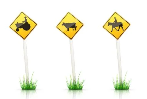 Traffic Sign  Warning Stock Illustration