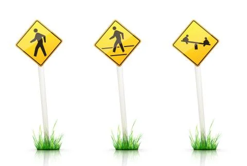 Traffic Sign  Warning Stock Illustration