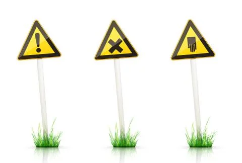 Traffic Sign  Warning Stock Illustration