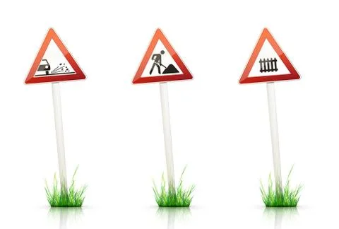 Traffic Sign  Warning Stock Illustration