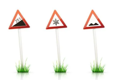 Traffic Sign  Warning Illustrazione stock