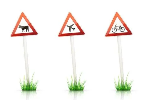 Traffic Sign  Warning Stock Illustration