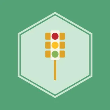 Traffic Signal Stock Illustration