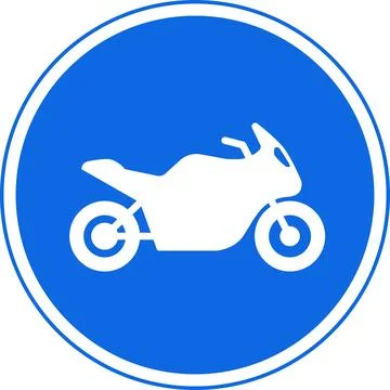 Traffic signs permitting specific types of vehicles. Mandatory signs vector Stock Illustration