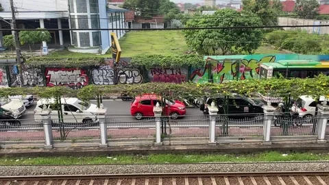 Traffic situation Stock Footage 307048478