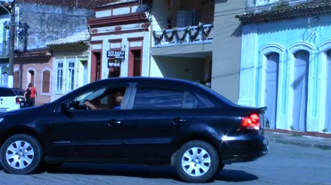 Traffic in small town 스톡 동영상 40868959