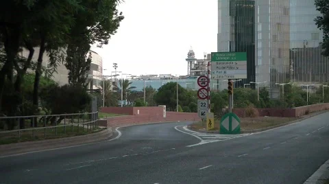 Traffic in Spain Stock Footage 530209