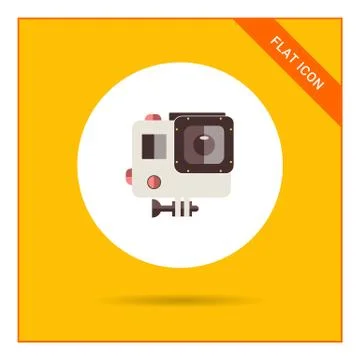 Traffic speed camera Stock Illustration