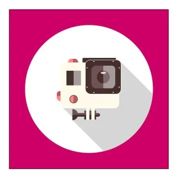 Traffic speed camera Stock Illustration