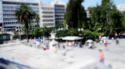 Traffic square Stock Footage 24811013