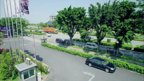 Traffic street Stock Footage 235268681