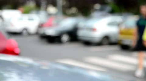 Traffic on the street, time lapse Stock Footage 40478170